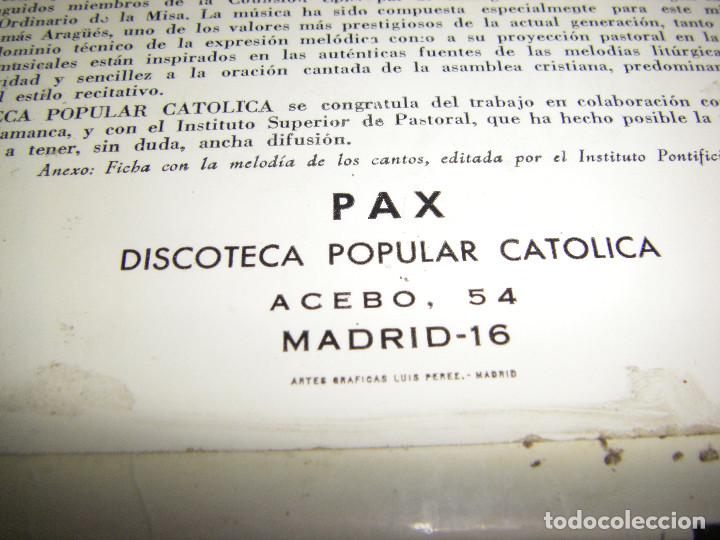 Discos de vinilo: La misa cantada - Foto 3