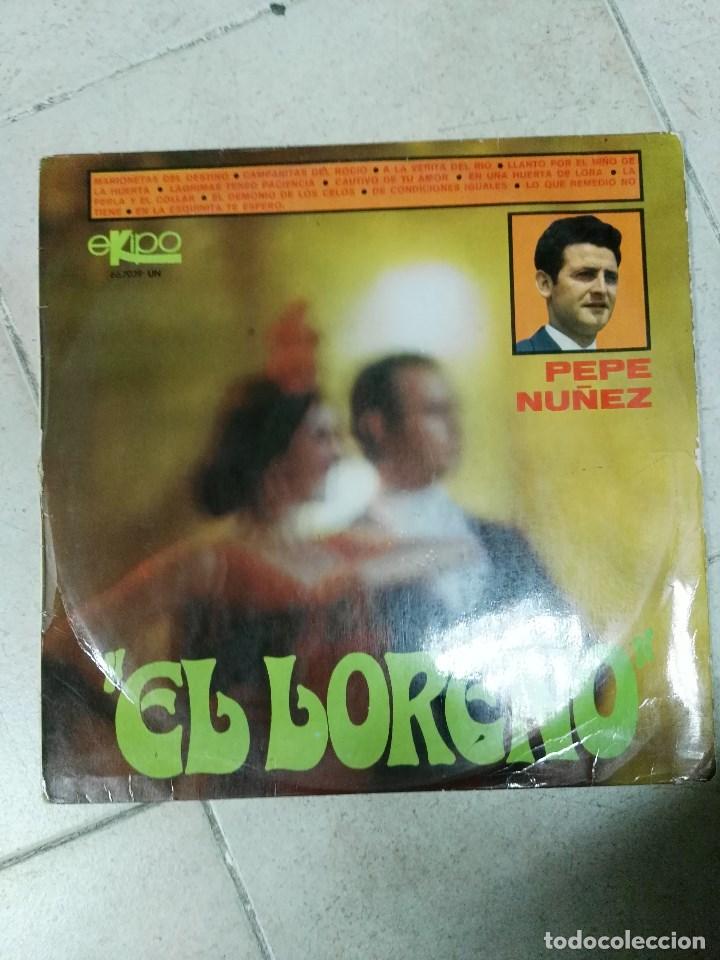 Discos de vinilo: LP PEPE NU&Ntilde;EZ EL LORE&Ntilde;O - Foto 1