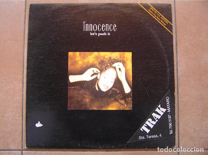 Discos de vinilo: INNOCENCE - LETS PUSH IT - CHRYSALIS 1991 - MAXI - LV - - Foto 1