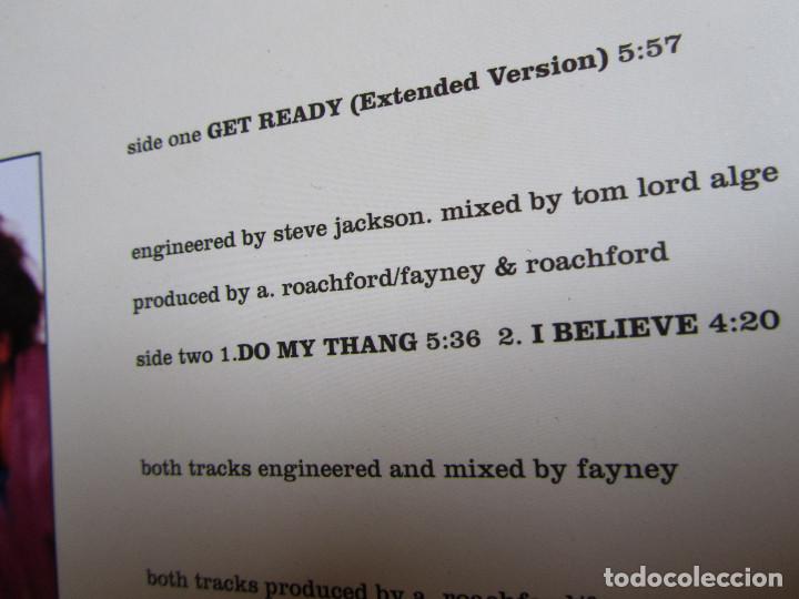 Discos de vinilo: ROACHFORD- MAXI-SINGLE DE VINILO- TITULO GET READY-EXTENDED VERSION- 3 TEMAS- DEL 91-NUEVO - Foto 3