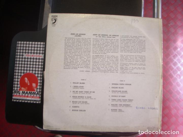 Discos de vinilo: JOHN LEE HOOKER- ALONE - Foto 2