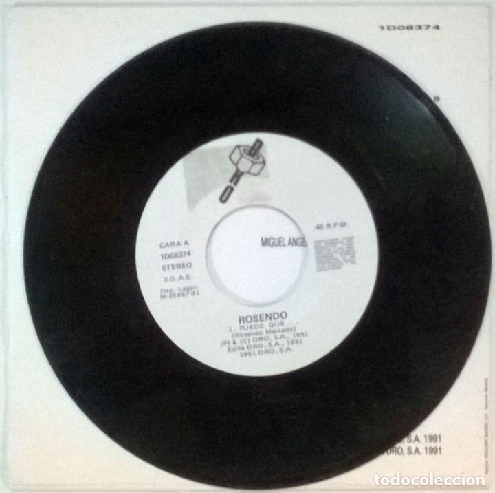 Discos de vinilo: Rosendo. Puede que (A y B). Dro, Spain 1991 single - Foto 3