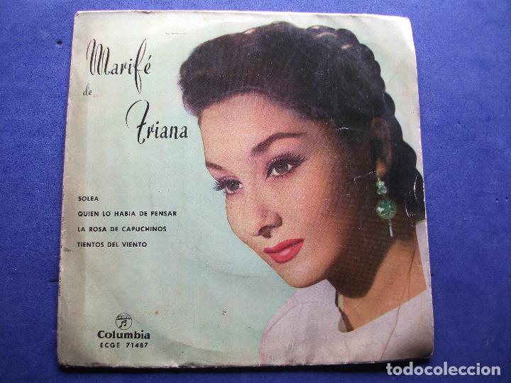Discos de vinilo: MARIFE DE TRIANA / SOLEA + 3 (EP 1961) - Foto 1