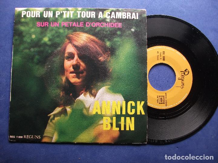 Discos de vinilo: ANNICK BLIN  POUR UN P TIT TOUR A CAMBRAI   SINGLE FRANCE