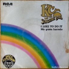 Discos de vinilo: KC & THE SUNSHINE BAND : I LIKE TO DO IT [RCA - ESP 1976] 7'. Lote 83762216
