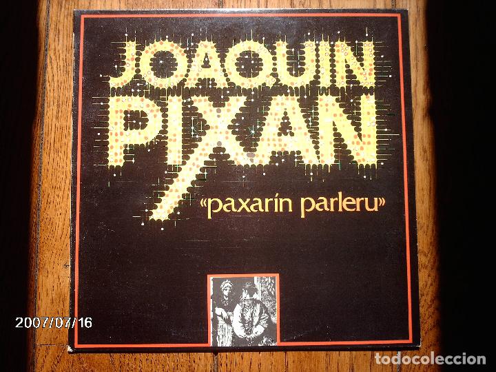 Discos de vinilo: joaquin pixan  -  paxarin parleru - Foto 1