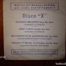 Discos de vinilo: MUSICAS DEL MAESTRO MARINO - DISCO X - LOS CHURUMBELES DE ESPAÑA CON JUAN LEGISO ( QUE BONITO ES 