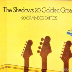 Discos de vinilo: 20 GOLDEN GREATS. THE SHADOWS. DOBLE LP VINILO. ROCK. 1977	. Lote 83797496