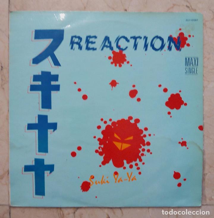 Discos de vinilo: MAXI SINGLE REACTION - SUKI - YA - YA - SONIC 1987. - Foto 1