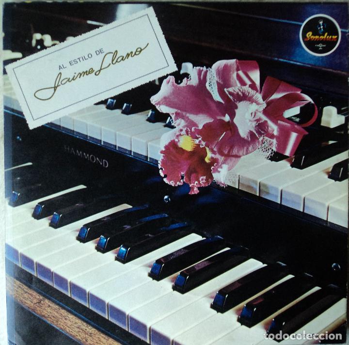 Discos de vinilo: Jaime Llano - Al estilo de... - Edici&oacute;n de Colombia - Foto 1