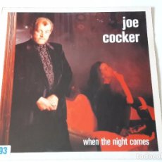 Discos de vinilo: JOE COCKER - WHEN THE NIGHT COMES - 1989. Lote 83919208