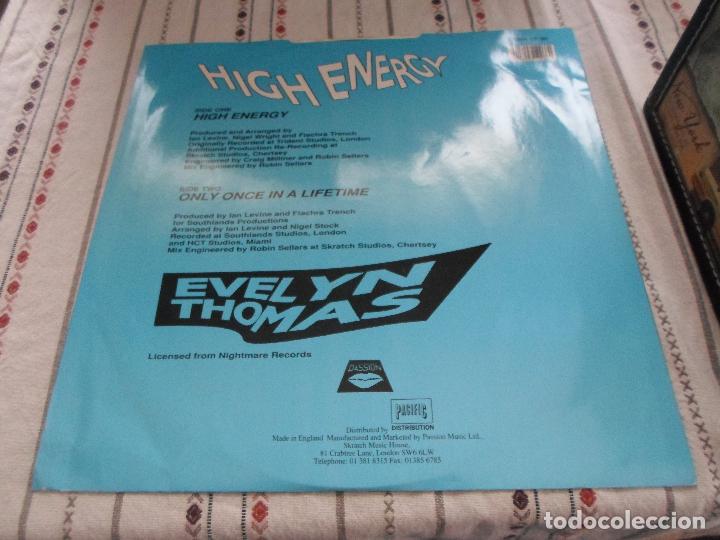Discos de vinilo: HIGH ENERGY EVELYN THOMAS - Foto 3
