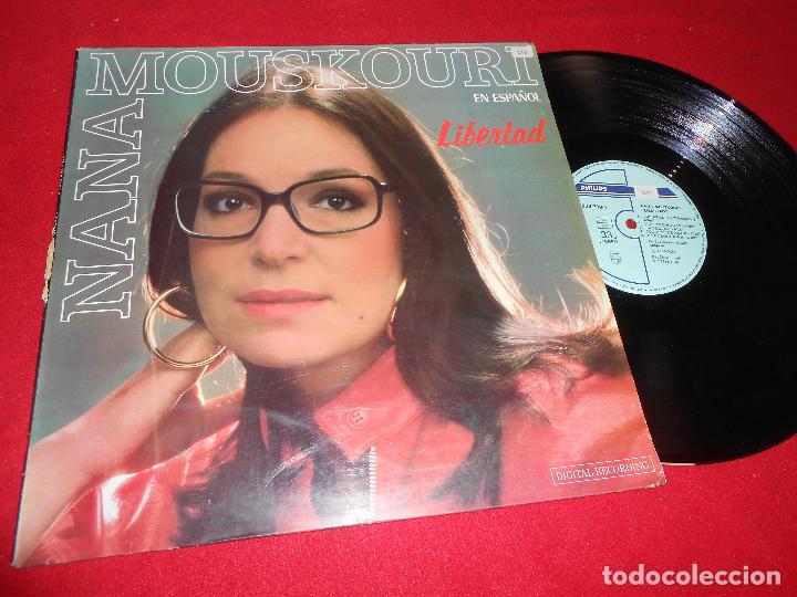 Discos de vinilo: NANA MOUSKOURI EN ESPA&Ntilde;OL LIBERTAD LP 1986 PHILIPS EDICION ESPA&Ntilde;OLA SPAIN SONG ESPANISH
