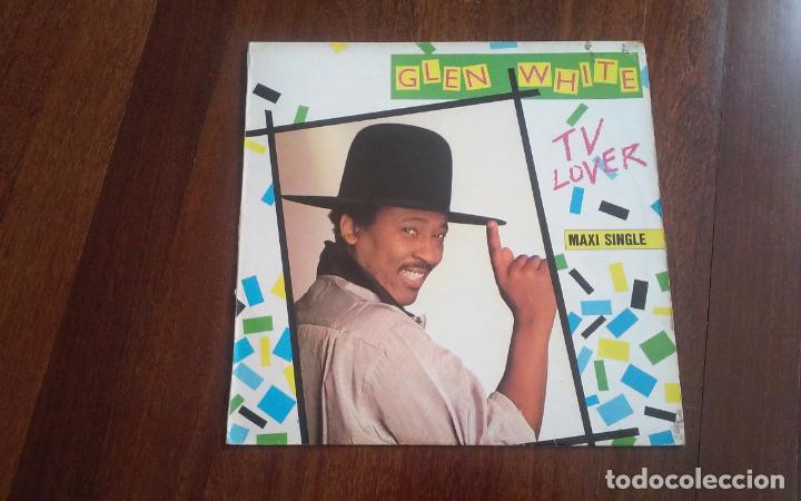 Discos de vinilo: Glen white-tv lover.maxi espa&ntilde;a - Foto 1
