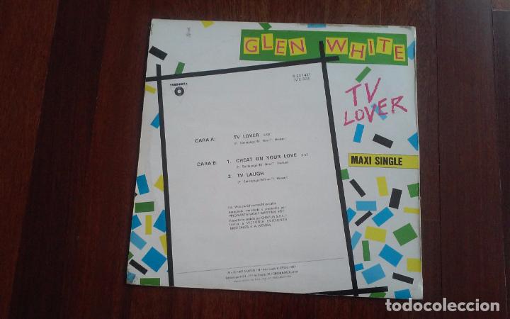 Discos de vinilo: Glen white-tv lover.maxi espa&ntilde;a - Foto 2