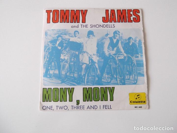 Discos de vinilo: TOMMY JAMES and THE SHONDELLS - Mony, mony - Foto 1