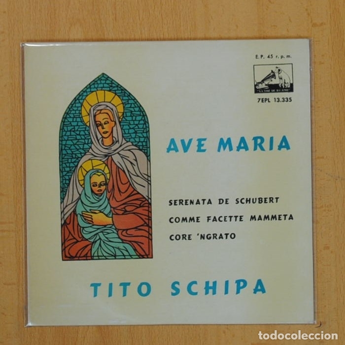 Discos de vinilo: TITO SCHIPA - AVE MARIA + 3 - EP - Foto 1