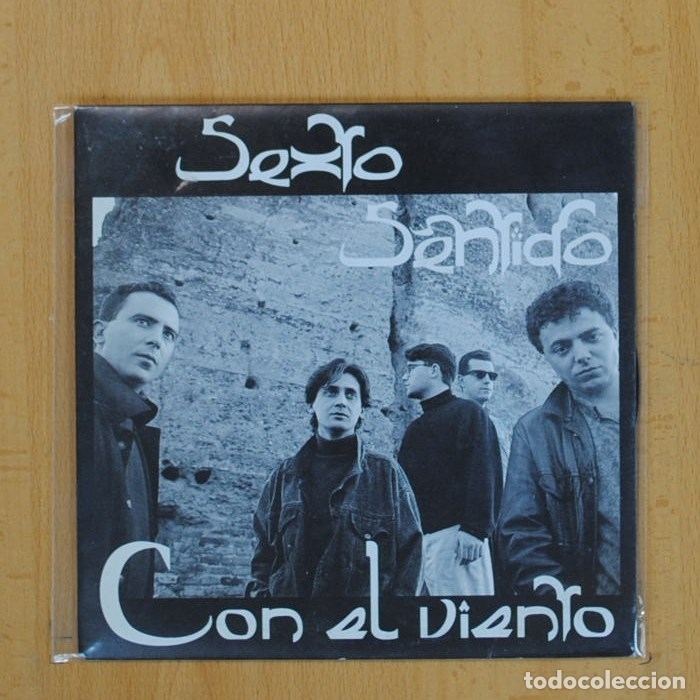 Discos de vinilo: SEXTO SENTIDO - CON EL VIENTO / CUATRO LLAVES - SINGLE - Foto 1
