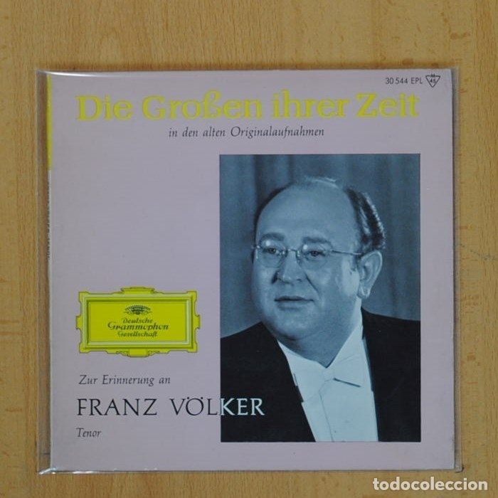 Discos de vinilo: FRANZ VOLKER - DIE GROBEN IHRER ZEIT - SINGLE - Foto 1
