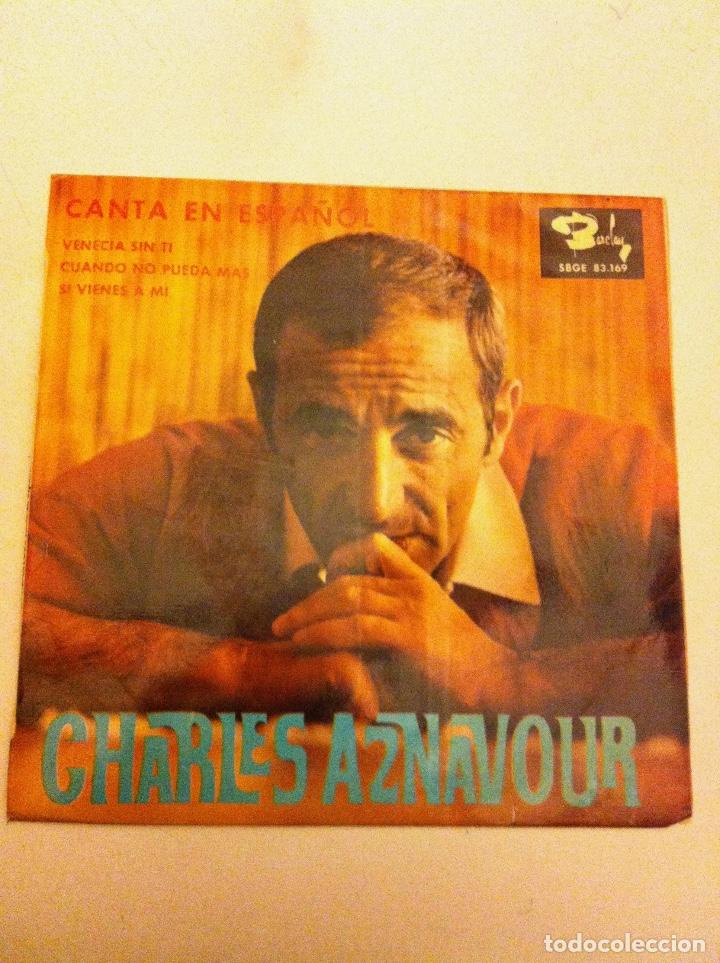 Discos de vinilo: cantantes franceses- .lote de 7 - Foto 3