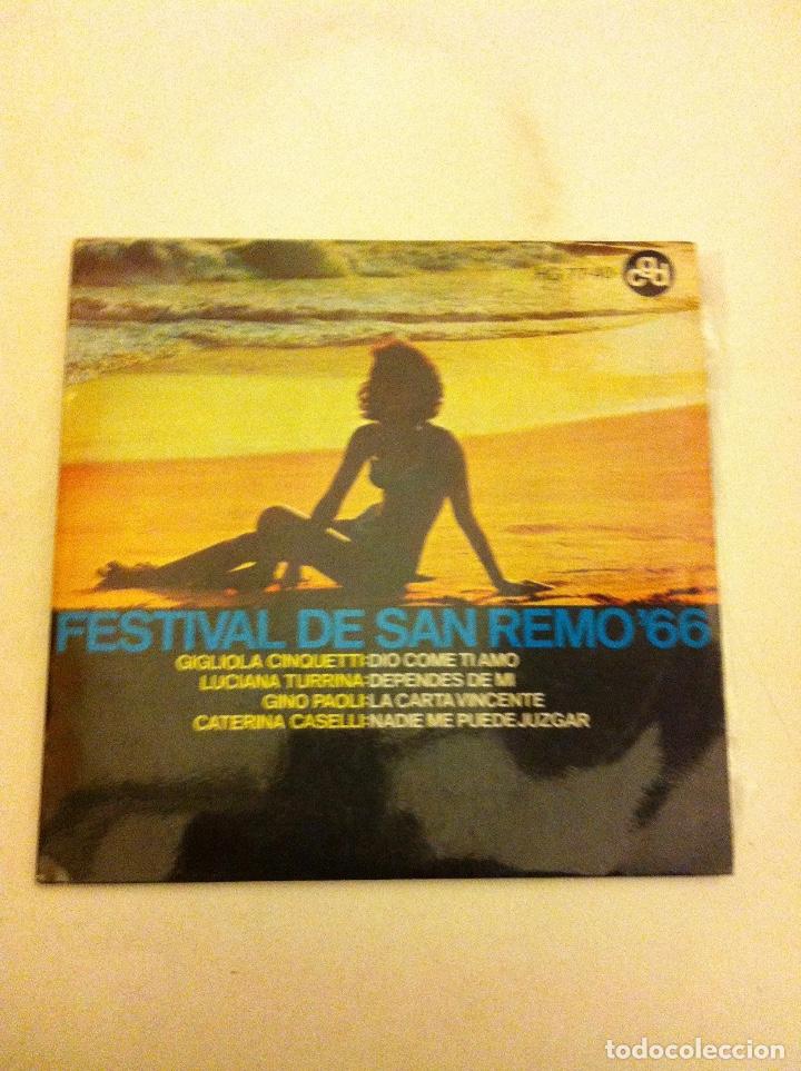 Discos de vinilo: san remo -lote de 3 - Foto 4