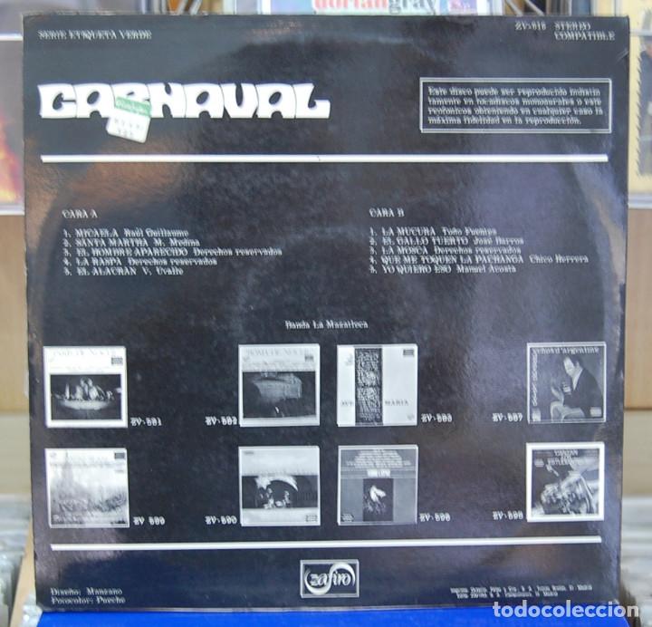 Discos de vinilo: Banda La Mazatleca. Carnaval. Zafiro 1971 - Foto 2