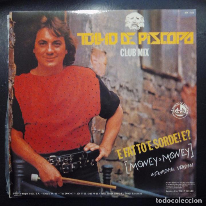 Discos de vinilo: MAXI SINGLE TULLIO DE PISCOPO - E FATTO E SORDE! E? - SONIC 1986. - Foto 2