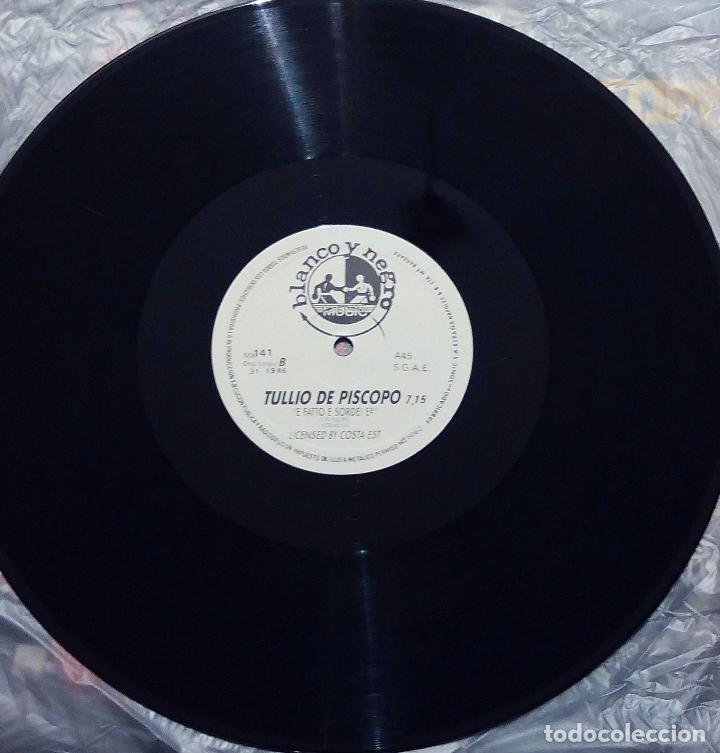 Discos de vinilo: MAXI SINGLE TULLIO DE PISCOPO - E FATTO E SORDE! E? - SONIC 1986. - Foto 4