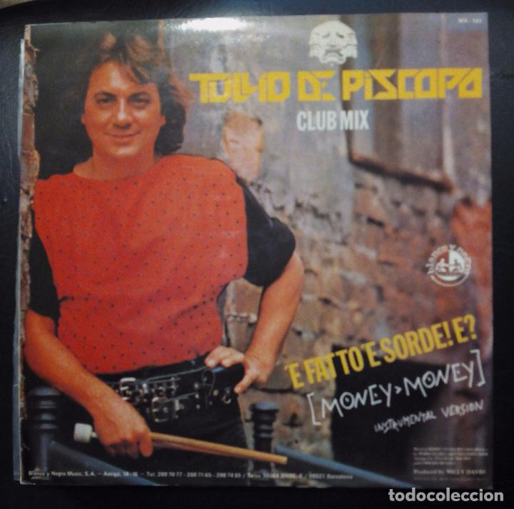 Discos de vinilo: MAXI SINGLE TULLIO DE PISCOPO - E FATTO E SORDE! E? - SONIC 1986. - Foto 2