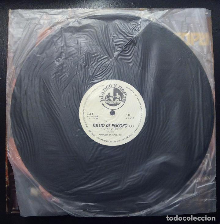 Discos de vinilo: MAXI SINGLE TULLIO DE PISCOPO - E FATTO E SORDE! E? - SONIC 1986. - Foto 3