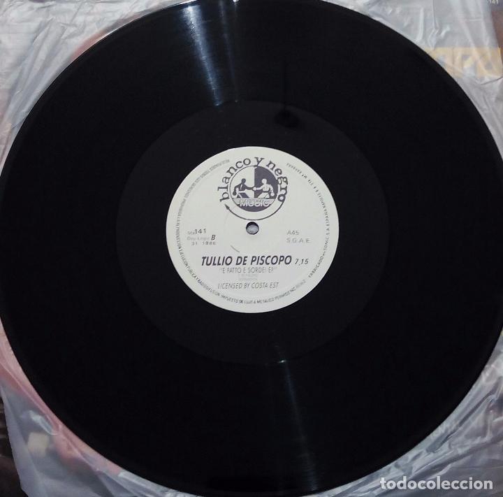 Discos de vinilo: MAXI SINGLE TULLIO DE PISCOPO - E FATTO E SORDE! E? - SONIC 1986. - Foto 4