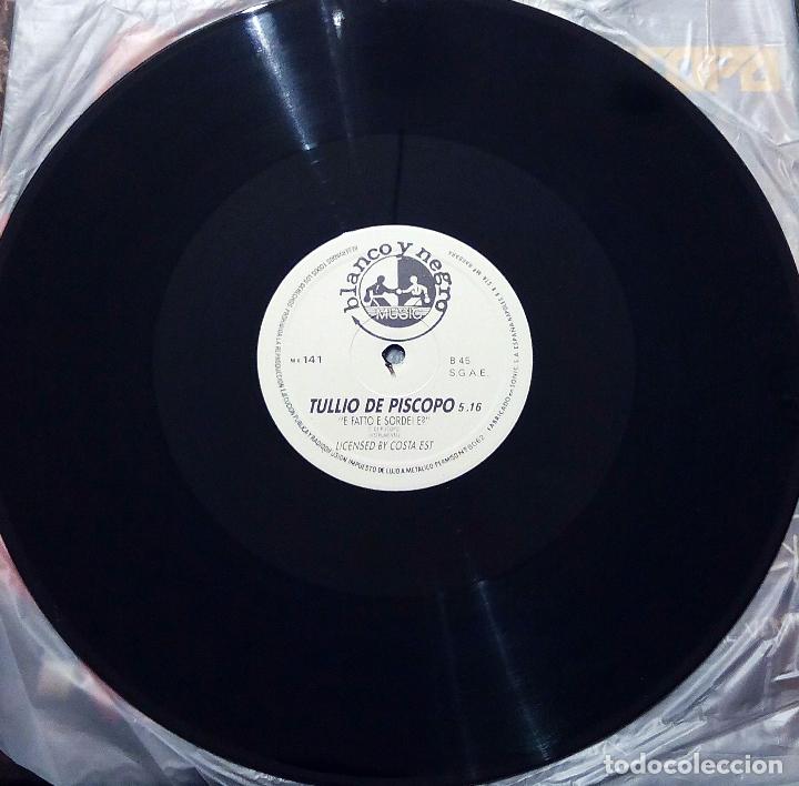 Discos de vinilo: MAXI SINGLE TULLIO DE PISCOPO - E FATTO E SORDE! E? - SONIC 1986. - Foto 5