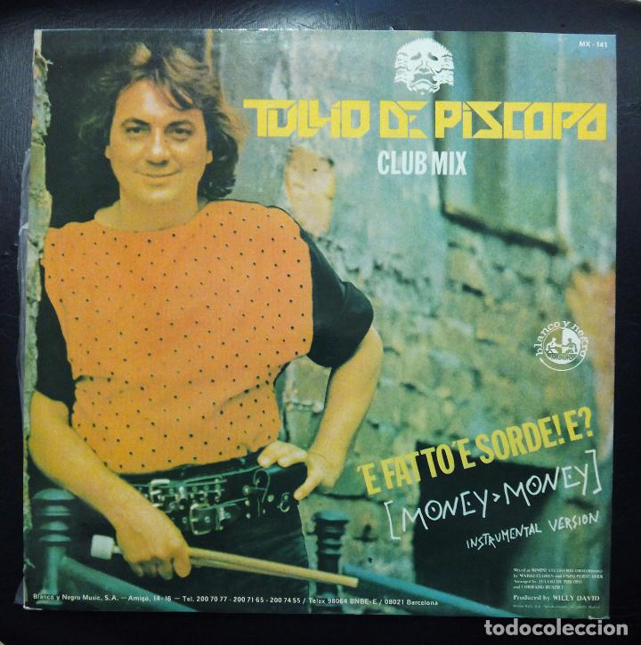 Discos de vinilo: MAXI SINGLE TULLIO DE PISCOPO - E FATTO E SORDE! E? - SONIC 1986. - Foto 2