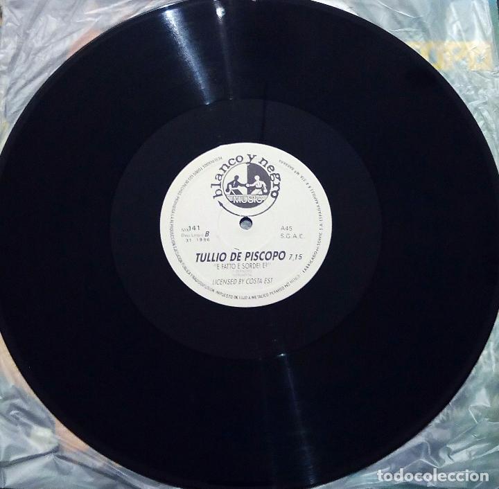 Discos de vinilo: MAXI SINGLE TULLIO DE PISCOPO - E FATTO E SORDE! E? - SONIC 1986. - Foto 4