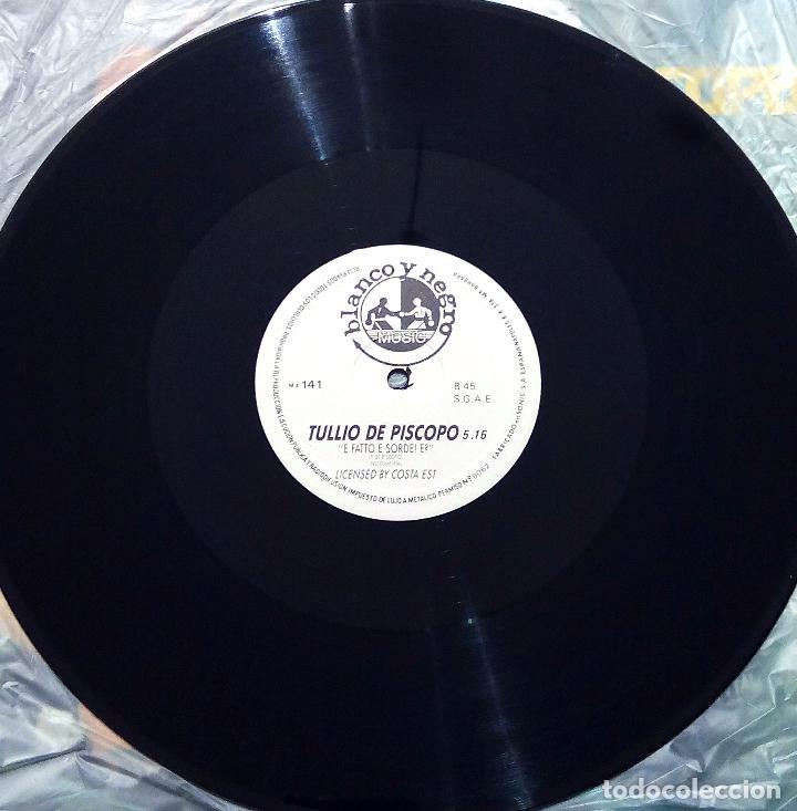 Discos de vinilo: MAXI SINGLE TULLIO DE PISCOPO - E FATTO E SORDE! E? - SONIC 1986. - Foto 5