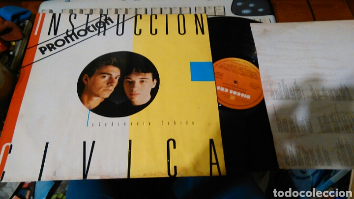 Disques de vinyle: Instruccion civica lp promocional obediencia debida.pop-rock de Argentina.1986