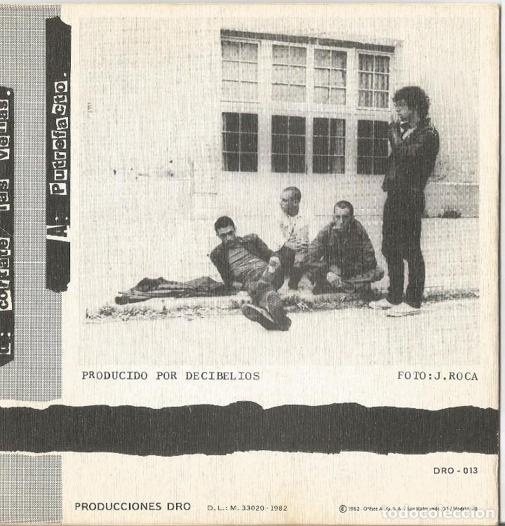 Discos de vinilo: DECIBELIOS. PALETAS PUTREFACTOS. ORIGINAL DRO 013. 1982. - Foto 2
