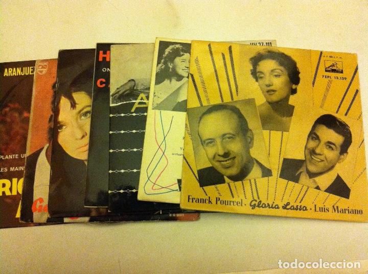Discos de vinilo: cantantes franceses -lote de 7 - Foto 1