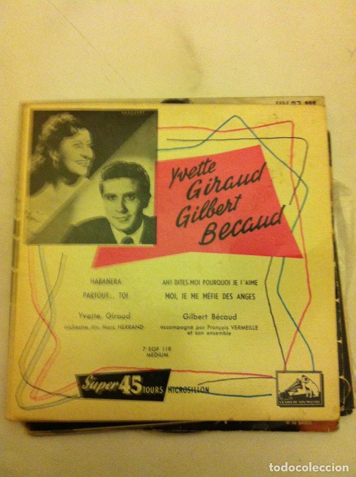 Discos de vinilo: cantantes franceses -lote de 7 - Foto 3
