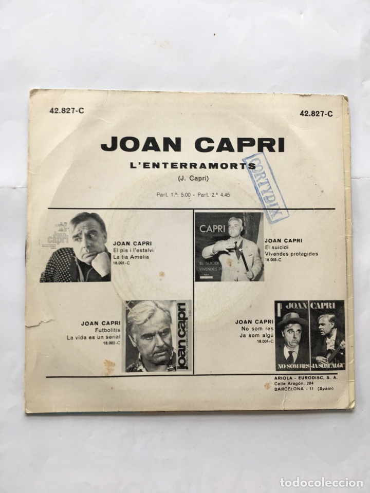 Discos de vinilo: Joan Capri - Foto 2