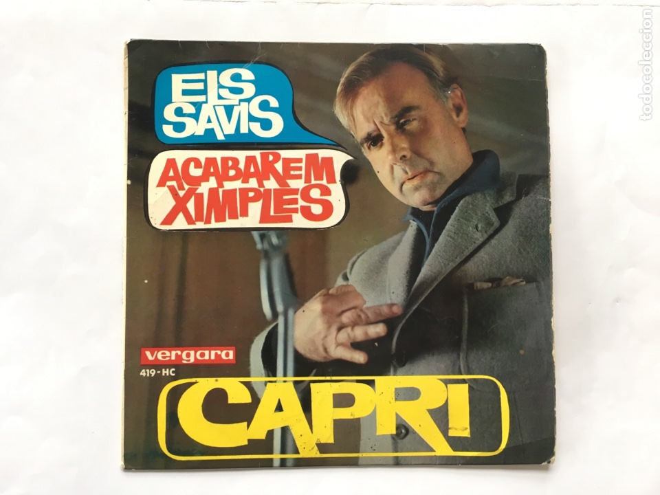 Discos de vinilo: Joan Capri &rdquo; ELS SAVIS, ACABAREM XIMPLES &rdquo; Disco - Foto 1
