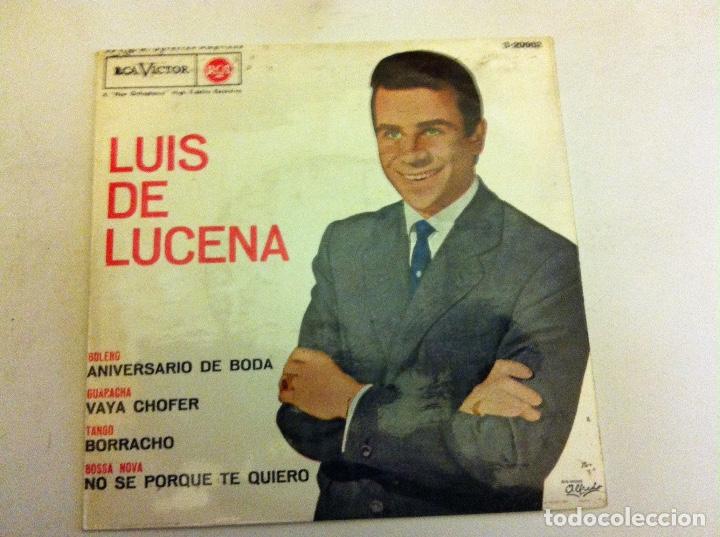 Discos de vinilo: lu&iacute;s Lucena (aniversario ....)  (R) - Foto 1