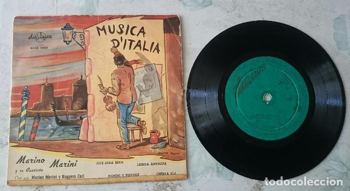 Dischi in vinile: Marino Marini y su cuarteto: Qu&eacute; ser&aacute; ser&aacute; + 3 (DURIUM Columbia 1958)