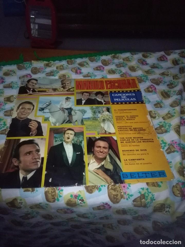 Discos de vinilo: MANOLO ESCOBAR. CANCIONES DE PELICULAR. C11V - Foto 1