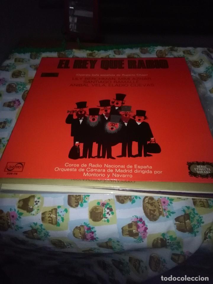 Discos de vinilo: EL REY QUE RABIO. ( OPERATA BUFA ESPA&Ntilde;OLA DE RUPERTO CHAPI ). C11V - Foto 1
