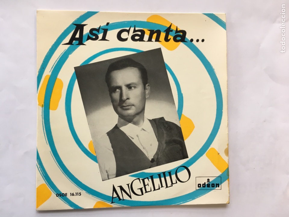 Discos de vinilo: ANGELILLO, as&iacute; canta...  Disco/1958 - Foto 1