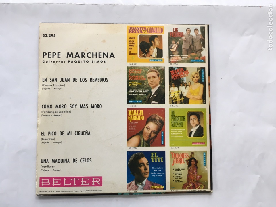 Discos de vinilo: Pepe Marchena.- Disco/1969 - Foto 2