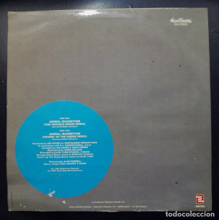 Discos de vinilo: MAXI SINGLE DARRYL PANDY - ANIMAL MAGNETISM - SONIC 1987. - Foto 2