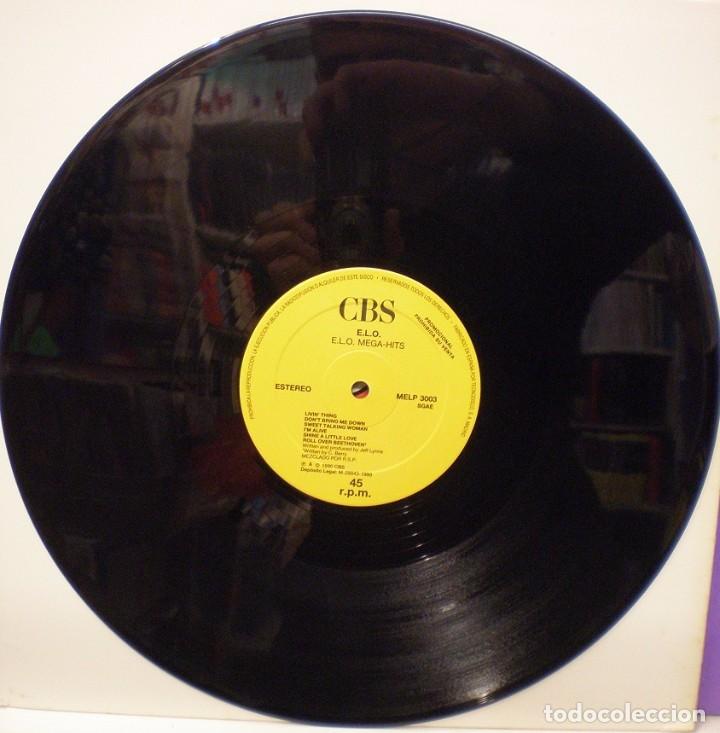 Discos de vinilo: E.L.O. Mega-Hits - LP Mixed, Promo, Compilation, Double Side - Foto 3