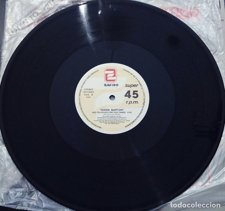 Discos de vinilo: MAXI SINGLE DIANA BARTON  - TANGO - SONIC 1987. - Foto 5
